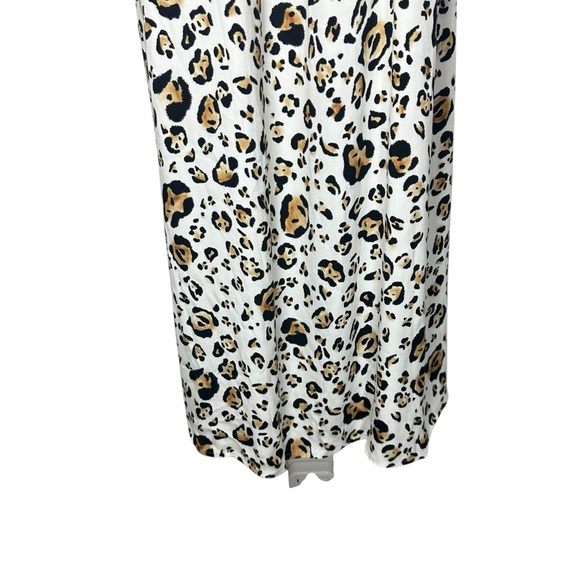 Corey Lynn Calter Arabella Leopard Midi Dress L Petite Spaghetti Strap (No Belt) - Picture 9 of 14